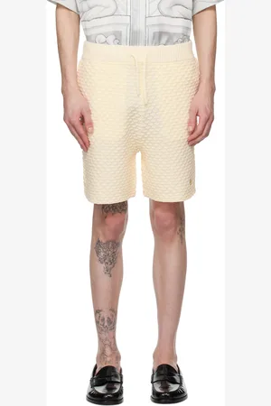 Casablanca Off- Textured Knitted Shorts