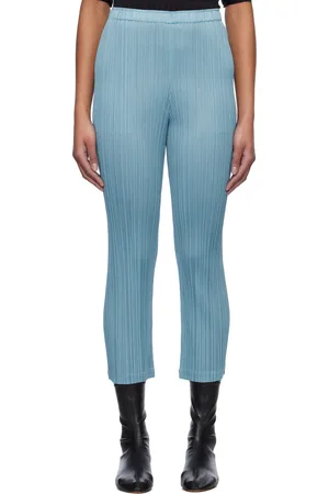 PLEATS PLEASE ISSEY MIYAKE Blue Monthly Colors January Trousers