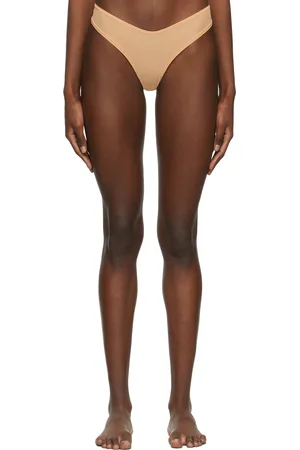 SKIMS Beige Jelly Sheer Dipped Thong