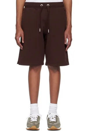 Ami Burgundy Ami de Coeur Dye Shorts