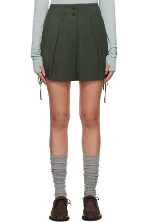Max Mara Khaki Aereo Shorts