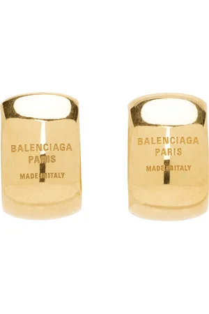 Balenciaga Gold Plated Earrings