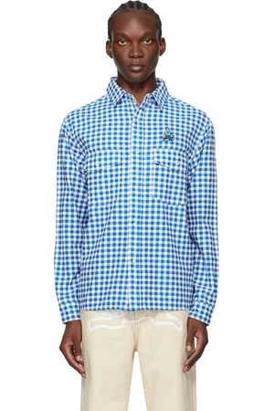 ICECREAM Blue & White Check Shirt