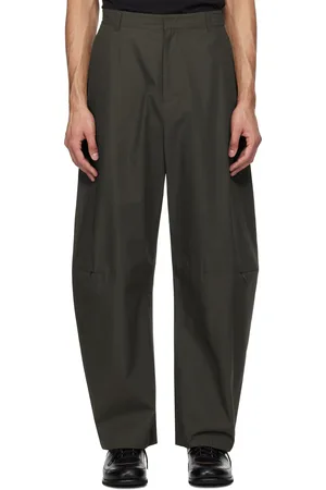 AMOMENTO Curved Zip Trousers
