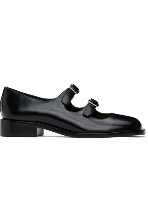SANDY LIANG Double Strap Ballerina Flats