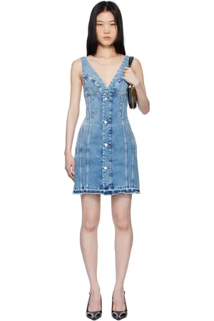 Stella McCartney Blue Vintage Wash Denim Minidress