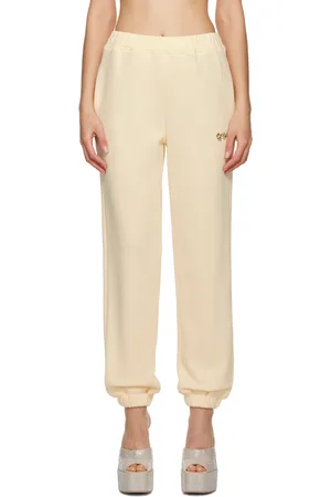 DANIELLE GUIZIO Yellow Flower Lounge Pants