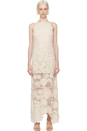 Staud Off-White Whimsy Maxi Dress