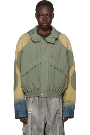 Acne Studios Khaki Windbreaker Bomber Jacket