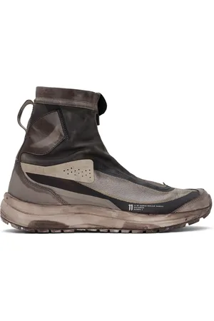 11 BY BORIS BIDJAN SABERI Brown Salomon Edition Bamba 2 High Sneakers