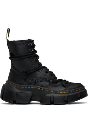 Dr. Martens Black DMXL 8-Eye Leather Boots