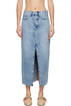 RAG&BONE Blue Clara Maxi Skirt