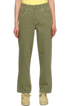 DIME Green Classic Relaxed Jeans
