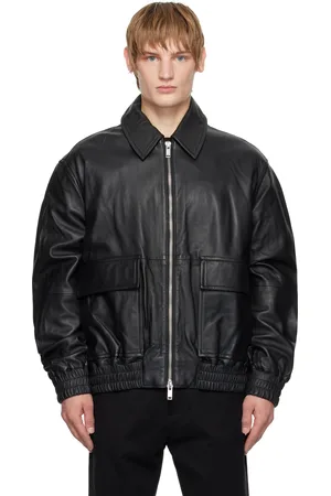 STUDIO NICHOLSON Piston Leather Jacket