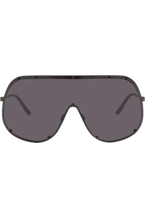 Rick Owens Black Shield Sunglasses