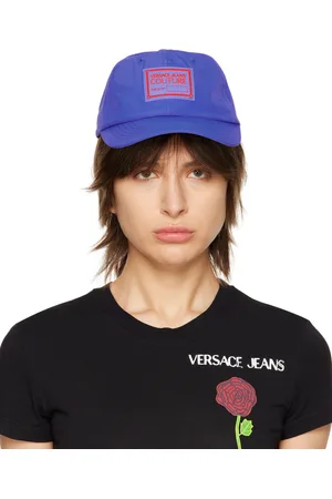 VERSACE Blue Piece Number Cap