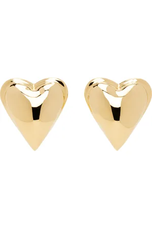 Alaïa Gold Heart Earrings