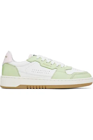Axel Arigato White & Green Dice Lo Sneakers