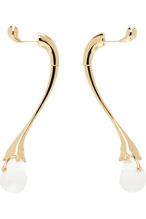 Bottega Veneta Gold Drop Earrings