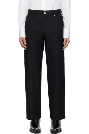 VERSACE Black Carpenter Trousers