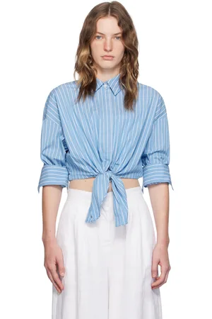 Staud Blue Lisa Shirt