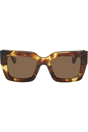 Bottega Veneta Brown Classic Square Sunglasses