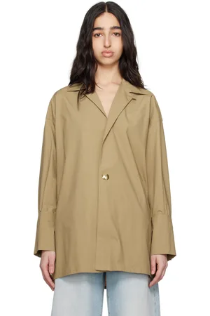 DARKPARK Beige Jodie Popeline Tunic Style Shirt