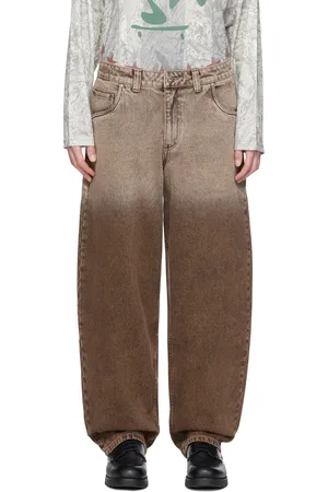DIME Brown Classic Baggy Jeans