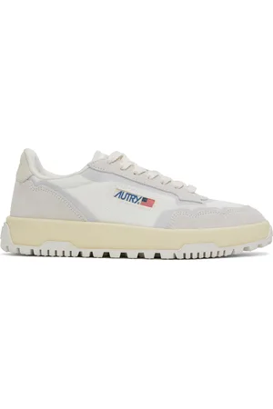 Autry White & Gray Wildpace Low Sneakers
