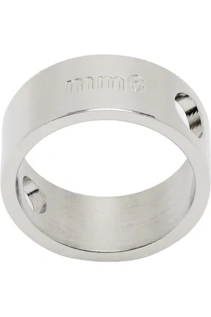 Maison Margiela Silver Circle Hole Ring
