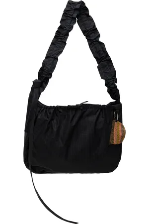 Story Black Large Drawstring Port-All Bag