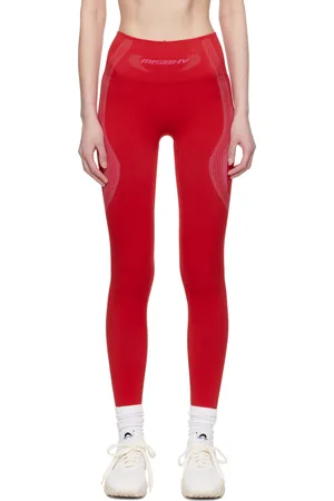 MISBHV SSENSE Exclusive Red Jacquard Sport Leggings