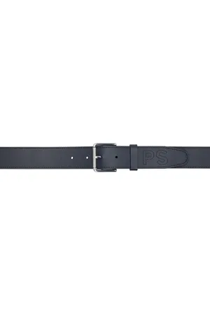 Paul Smith Navy Perforated Belt