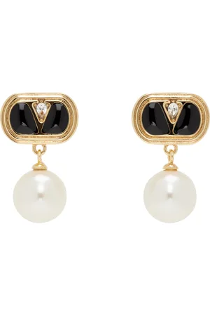 VALENTINO GARAVANI Gold Ovalette Earrings