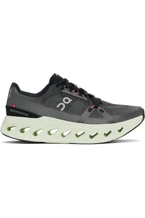On Running Gray & Green Cloudeclipse Sneakers