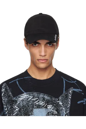 Acne Studios Black Twill Logo Cap