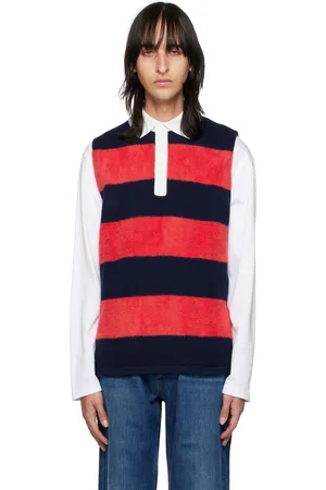 Eytys Navy & Red Pax Polo