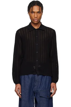 Holzweiler Black Rina Crochet Cardigan