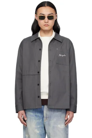 Axel Arigato Gray Rowe Canvas Overshirt
