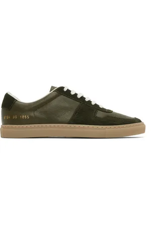 COMMON PROJECTS Khaki BBall Duo Slim Sneakers