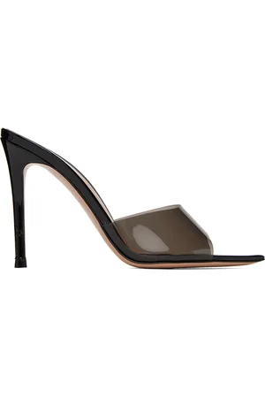 Gianvito Rossi Black Elle 105 Heeled Sandals