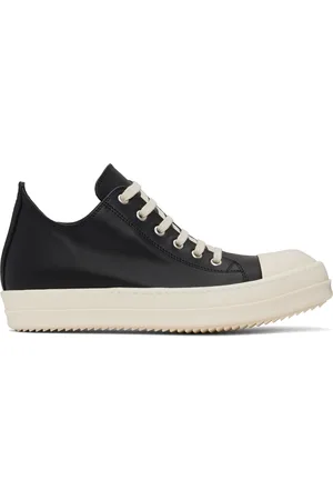 Rick Owens Black Hollywood Low Sneaks Sneakers
