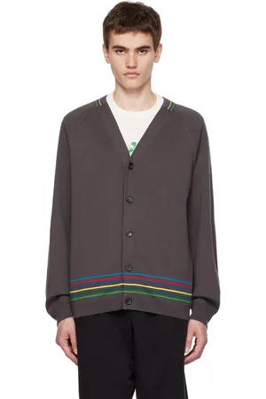 Paul Smith Brown Striped Cardigan