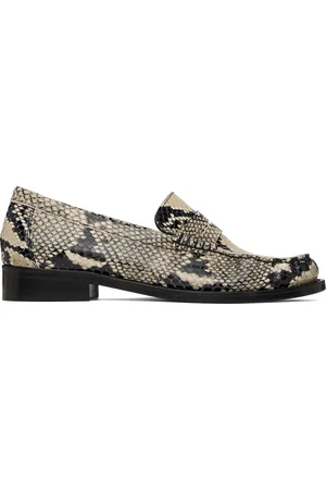 PARIS TEXAS Beige & Black Dylan 20 Loafers