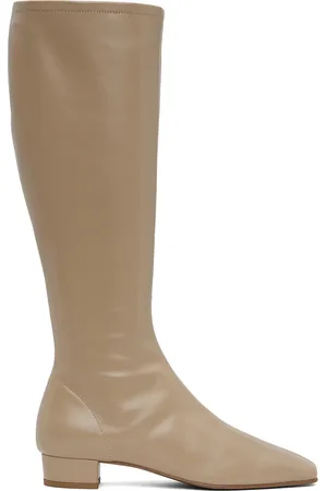 By Far Taupe Edie Tall Boots