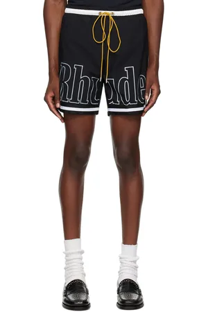 Rhude SSENSE Exclusive Black Swim Shorts