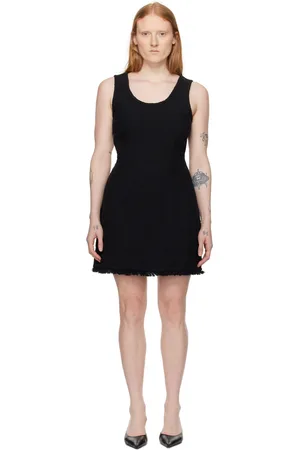Proenza Schouler Black White Label Luna Minidress