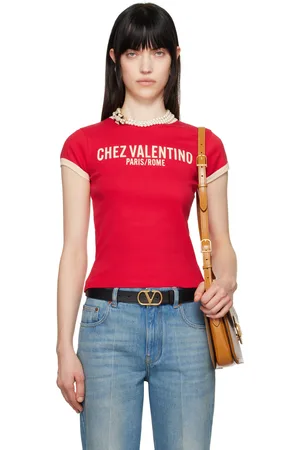 VALENTINO Red Jersey Cotton T-shirt