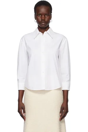 Jil Sander White Three-Quarter Sleeve Shirt