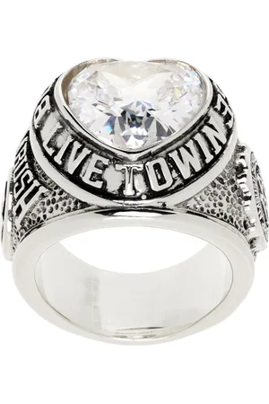 AMBUSH Silver Heart Class Ring